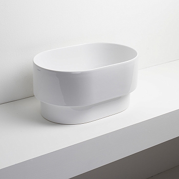 Фото Раковина Simas Po-mo PO04bi встраиваемая 50 см, цвет белый