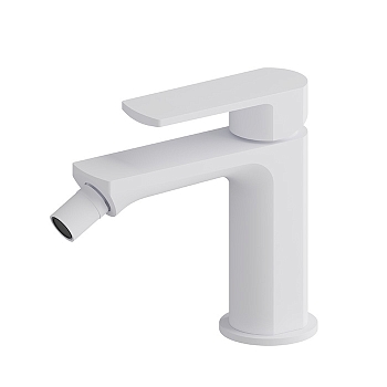 Фото Смеситель Newform Haka 72027.01.014 для биде, белый матовый