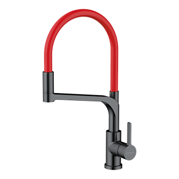 Фото Смеситель для кухни Omoikiri Sinto 2 Plus-GM-R 4994467 вороненая сталь