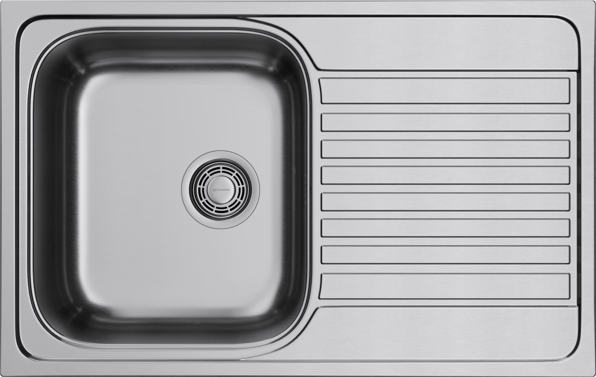 Фото Кухонная мойка Omoikiri Kashiogawa 79-IN 4993452 нержавеющая сталь