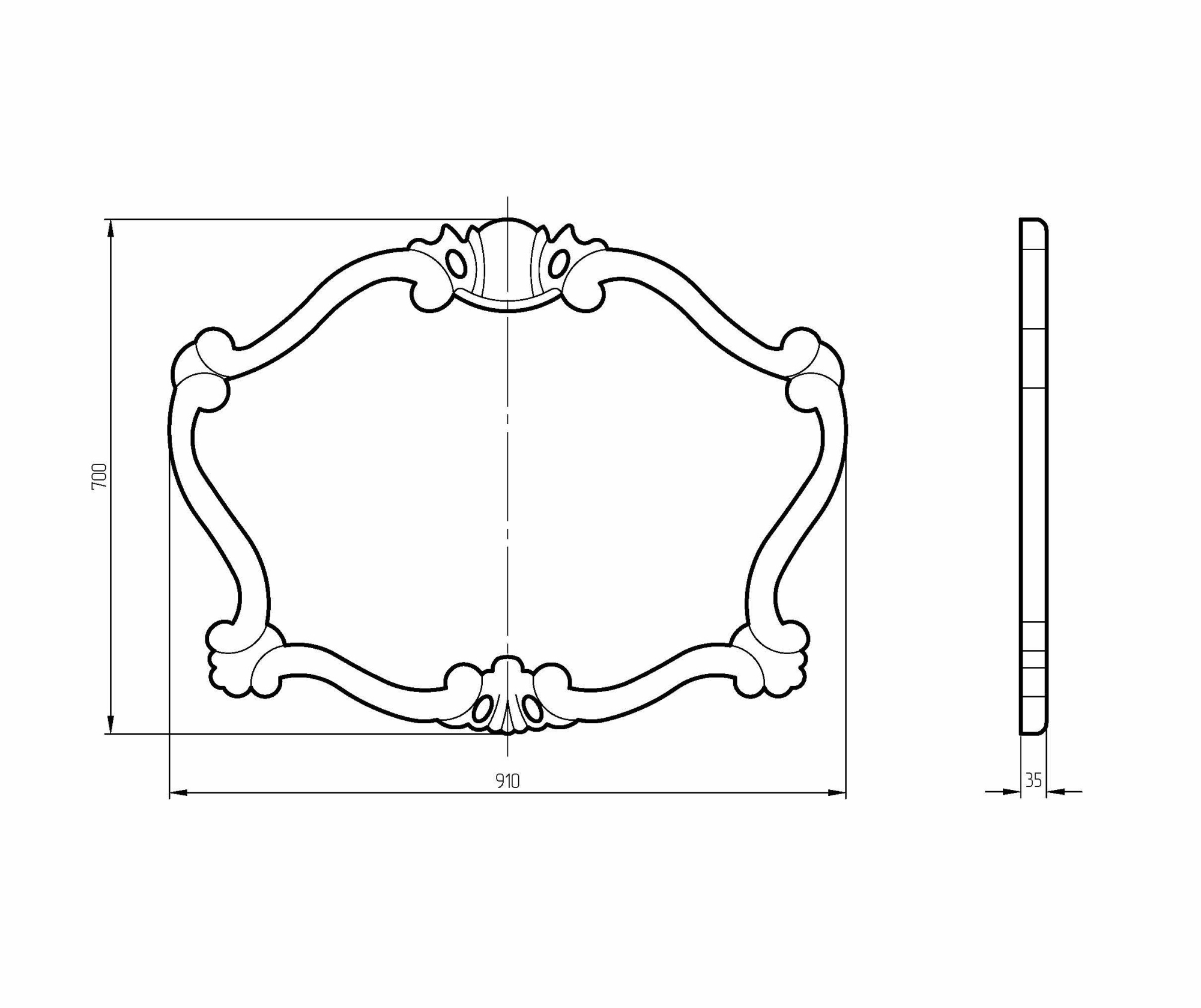 Фото Зеркало Migliore 30491 бронза