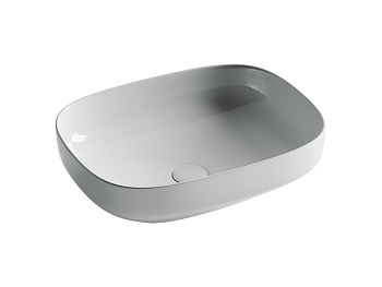 Фото Раковина Ceramicanova Element CN5031 накладная 50 × 38 × 15 см, белый глянцевый