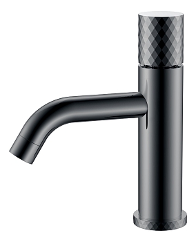 Фото Смеситель для раковины Boheme Stick 121-SGM графит глянец