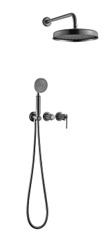 Фото Душевая система Boheme Eterna 174-GM gun metal, графит матовый