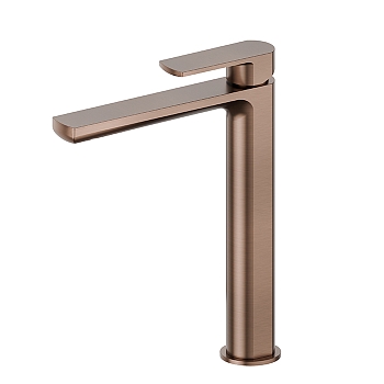 Фото Смеситель Newform Haka 72015.59.067 для раковины, медь браш PVD