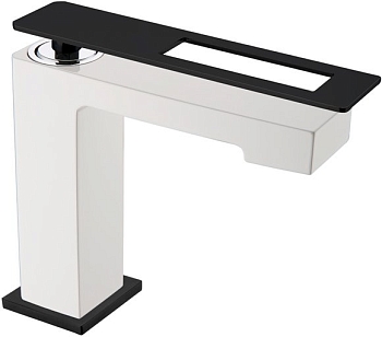 Фото Смеситель для раковины Boheme Q 141-WB черный/белый