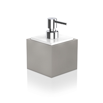 Фото Дозатор Decor Walther Brownie 0937149 настольный, тауп/хром