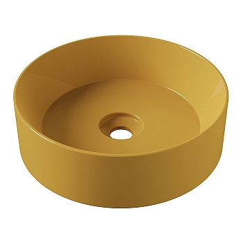 Фото Раковина Alice Spy 34230196 накладная 40 см, цвет мёд глянцевый