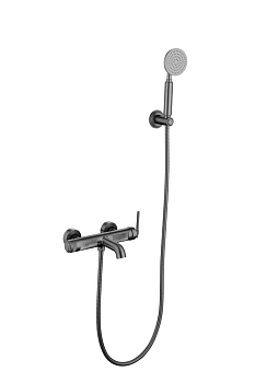 Фото Смеситель для ванны Boheme Eterna 173-GM gun metal, графит матовый