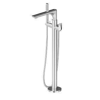 Фото Смеситель Newform Delta Zero 72284E.21.018 для ванны напольный, хром глянец