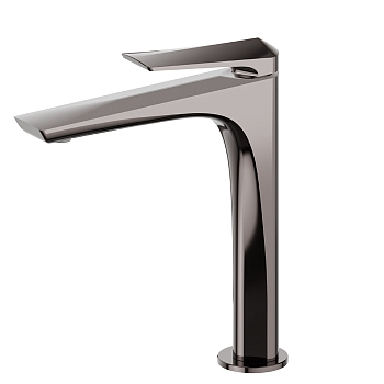 Фото Смеситель Newform Delta Zero 72214.58.063 для раковины, оружейная сталь глянец PVD