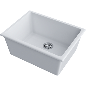 Фото Кухонная мойка Omoikiri Okinoshima 61-U/I-WH 4997062 белый