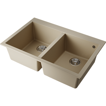 Фото Кухонная мойка Omoikiri Bosen 80-2-CH 4993841 шампань