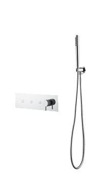 Фото Смеситель для душа Boheme Fusion 130-SYS-CR на 3 выхода хром глянец