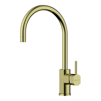 Фото Смеситель для кухни Omoikiri Wakayama-LG 4994291 светлое золото