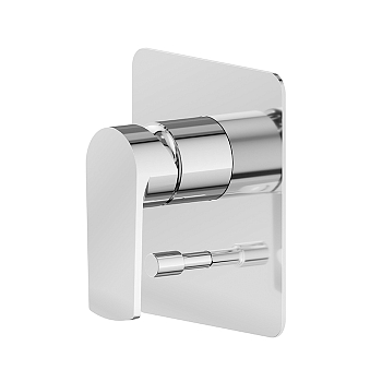 Фото Смеситель Newform Haka 72070E.21.018 для душа с переключателем на 2 потока, хром глянец