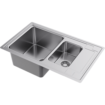 Фото Кухонная мойка Omoikiri Mizu 78-2-IN 4973731 нержавеющая сталь