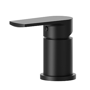 Фото Смеситель Newform Haka 72090.01.093 на борт ванны, черный матовый