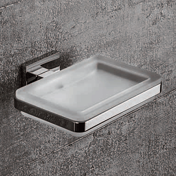 Фото Стекло мыльницы Colombo Basic B3751-VAN без держателя, стекло матовое