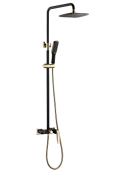 Фото Душевая стойка Boheme Venturo 388-B черный матовый