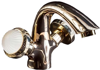 Фото Смеситель для раковины Boheme Satin 291-ST золото