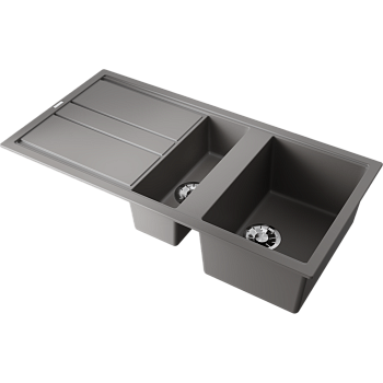 Фото Кухонная мойка Omoikiri Kitagawa 100-2-GR 4993804 leningrad grey