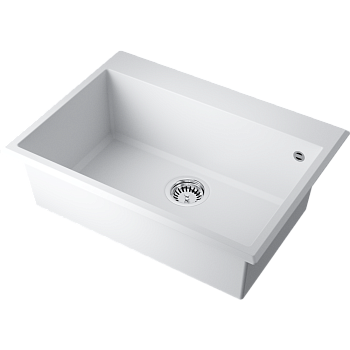 Фото Кухонная мойка Omoikiri Tedori 68-WH 4993967 белый