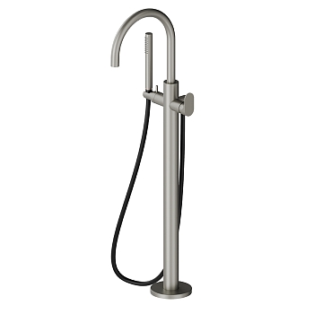 Фото Смеситель Newform Linfa II 69484E.M0.070 для ванны напольный, титан матовый