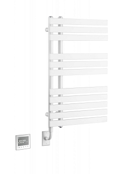 Фото Полотенцесушитель Boheme Venturo 721-MW электрический, белый матовый h94x50 см