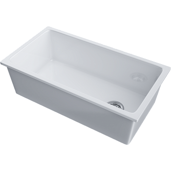 Фото Кухонная мойка Omoikiri Tokara 88-U/I-WH Glossy 4993867 белый глянцевый