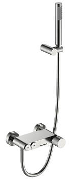 Фото Смеситель для ванны Boheme Stick 123-NB.2 никель браш