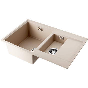 Фото Кухонная мойка Omoikiri Daisen 78-2-SA 4993417 бежевый