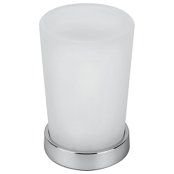 Фото Стакан Colombo Road B8041.CR-VAN настольный хром глянец/стекло матовое