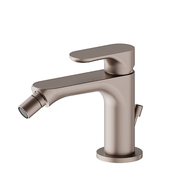 Фото Смеситель Newform Linfa II 69425.M0.075 для биде с донным клапаном, пудровый розовый (Cipria)