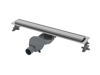 Фото Душевой лоток Boheme Premium Linear 982-80-CR, 80 см, с сифоном, хром глянец
