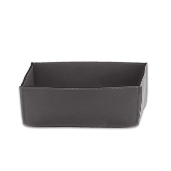 Фото Лоток Decor Walther Nappa 0938593 настольный 25х17х8,5 см, натуральная кожа цвет серый