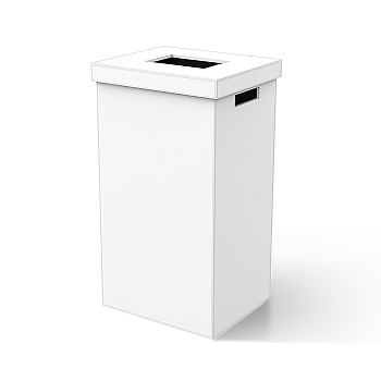 Фото Корзина Decor Walther Brownie 0937550 напольная 38х32хh67 см имитация кожи, цвет белый