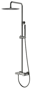 Фото Душевая стойка Boheme Stick 128-SGM.2 shine gun metal, графит глянец
