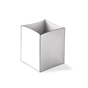 Фото Корзина Decor Walther Nappa 0938750 для мусора напольная 24x24x28 см, натуральная кожа цвет белый