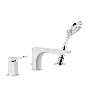 Фото Смеситель на борт ванны Gessi Rilievo 59037#031, хром
