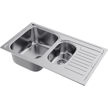 Фото Кухонная мойка Omoikiri Kashiogawa 86-2-IN 4993454 нержавеющая сталь
