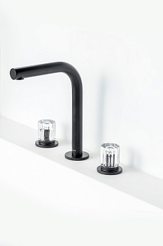 Фото Смеситель для раковины Boheme Elegante 152-B-EL черный