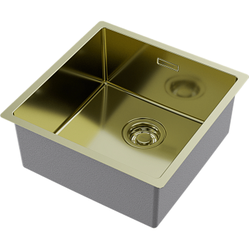 Фото Кухонная мойка Omoikiri Tadzava 44-U/I Ultra-LG 4993264 светлое золото