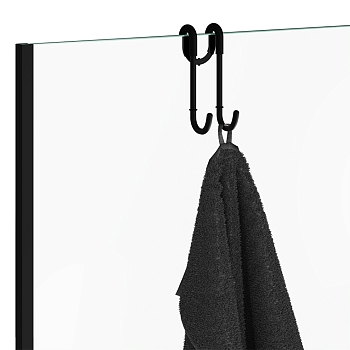 Фото Крючок Decor Walther Basic 0900660 подвесной, черный матовый