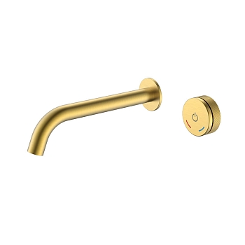 Фото Смеситель для раковины Boheme Tech 158/2-MG matt gold, золото матовое