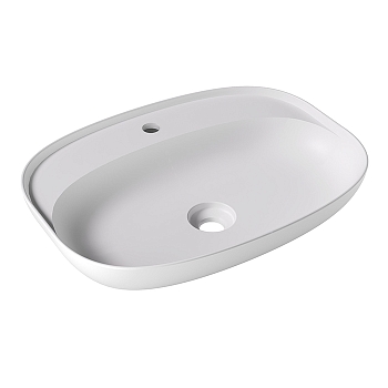 Фото Раковина Alice Form 22460109 накладная 60 см, цвет белый матовый