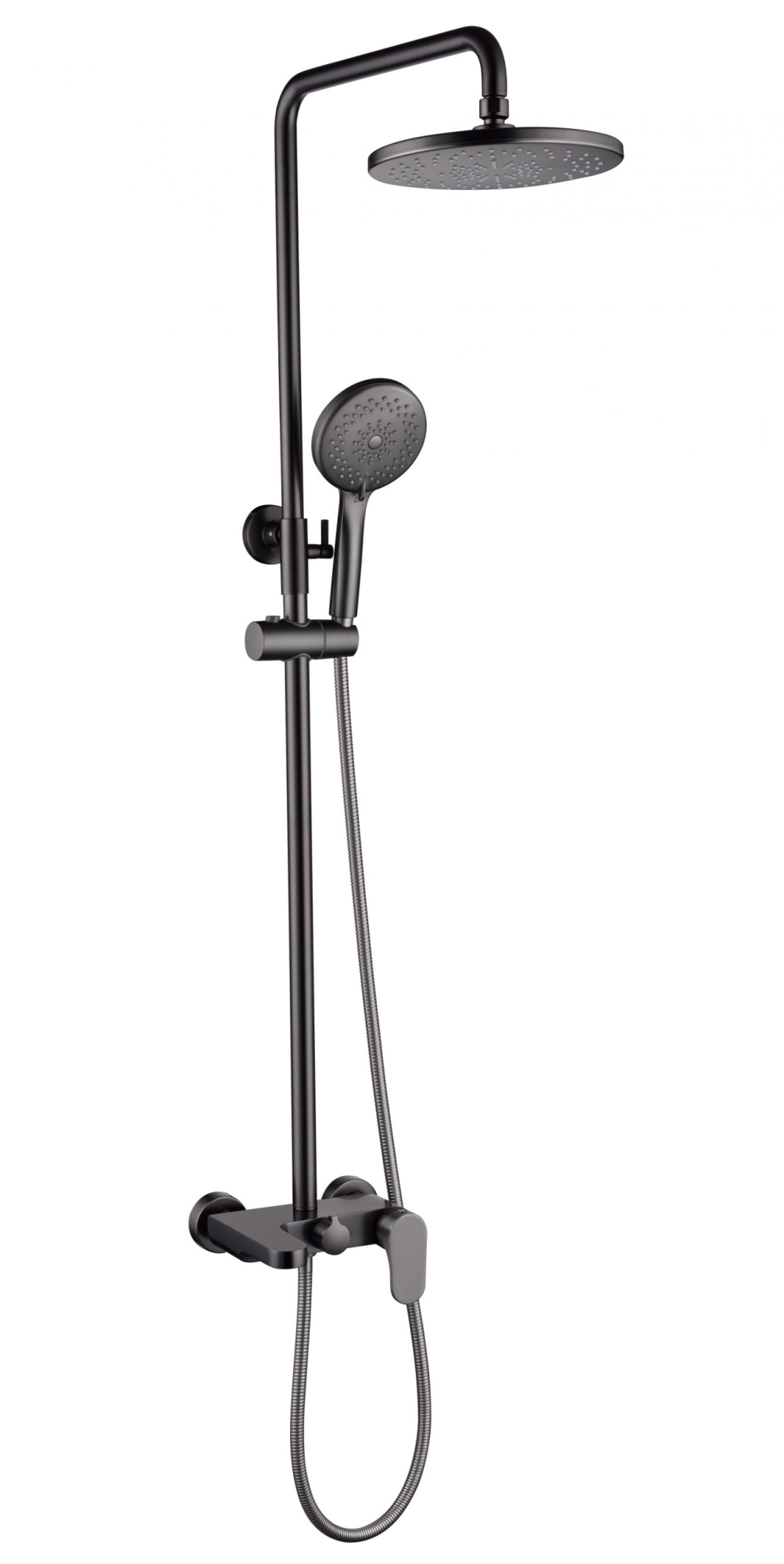 Фото Душевая стойка Boheme Spectre 458-GM gun metal, графит матовый