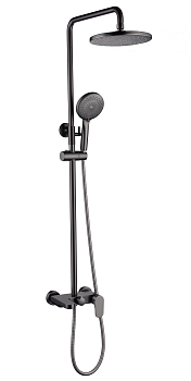 Фото Душевая стойка Boheme Spectre 458-GM gun metal, графит матовый