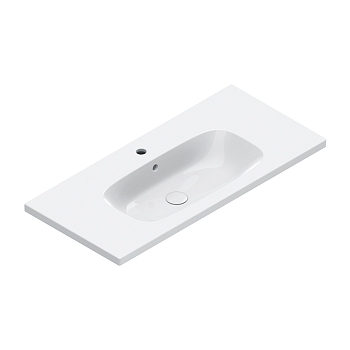 Фото Раковина Catalano Alvea 621011001 подвесная 100 см, цвет белый глянцевый