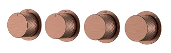 Фото Смеситель для душа Boheme Stick Diamond 124-5-BRB.1 на 5 потребителей,  бронза брашированная